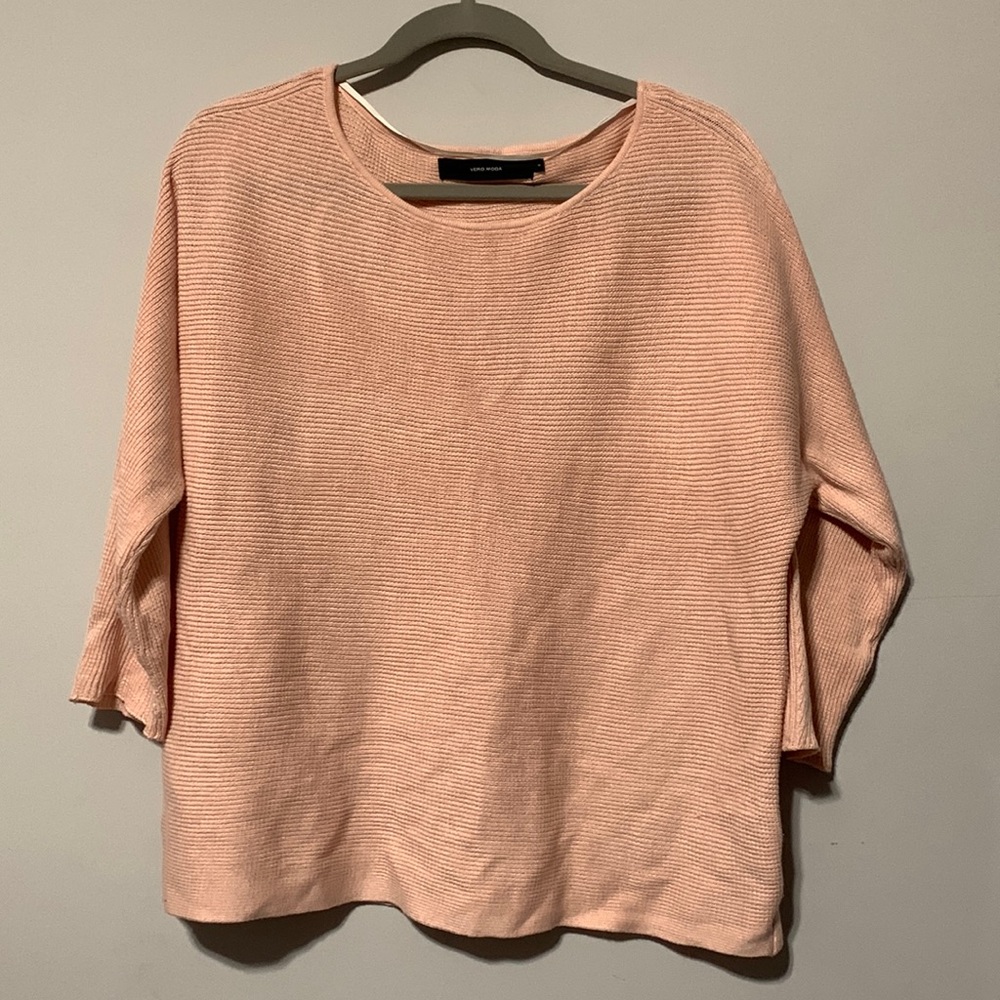 Pink womens knit top